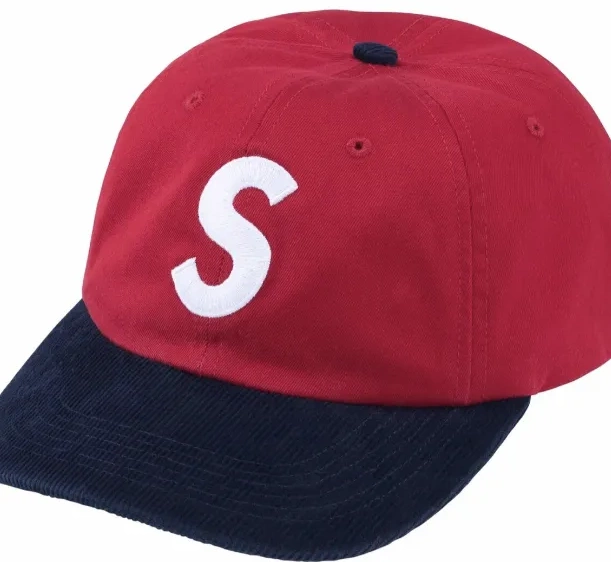 Buckle Retro S Black 6-PANEL Color Embroidered White LOGO 2-TONE Red Khaki Leather 24SS blocked Hat 0502